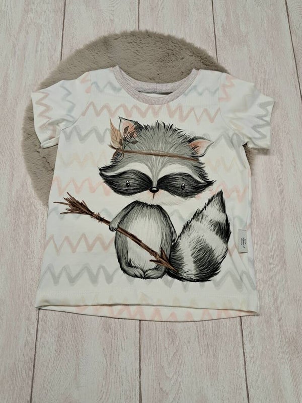Basic Shirt Waschbär Gr. 92