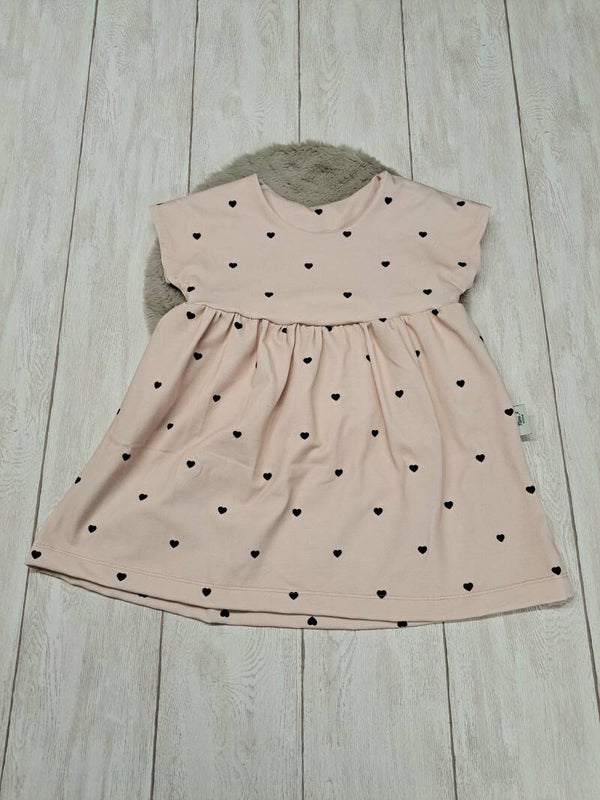Tunika rosa mit Herzchen Gr. 110