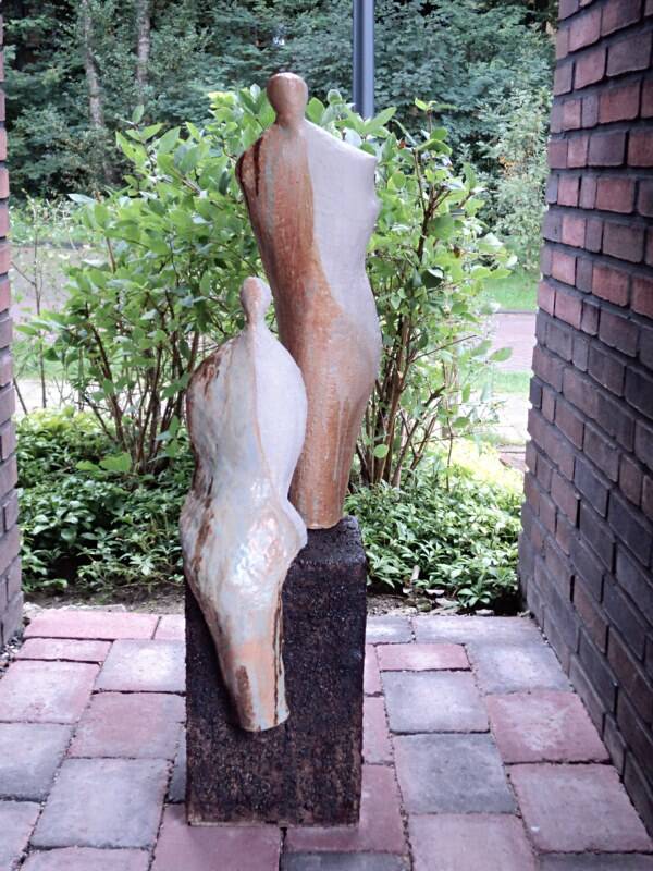 tweetal 1, hoogte 91 cm, inclusief sokkel