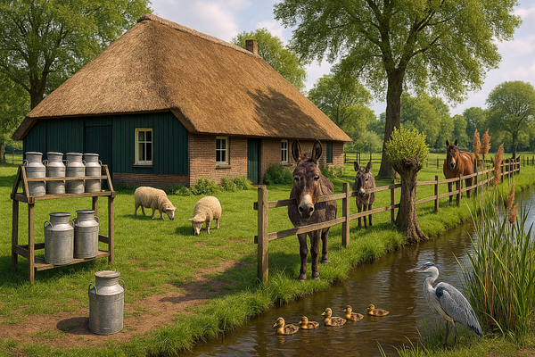 Boerderij aan een sloot