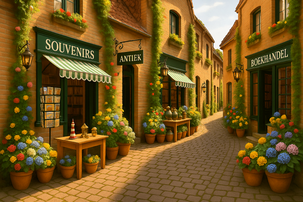 Gezellig winkelstraatje