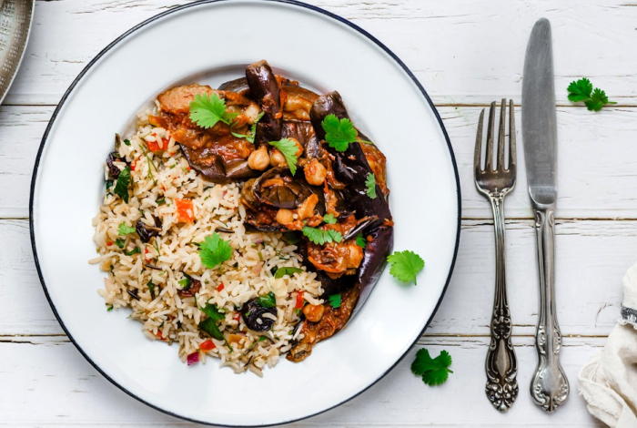 VEGETARIAN Aubergine with tamarind