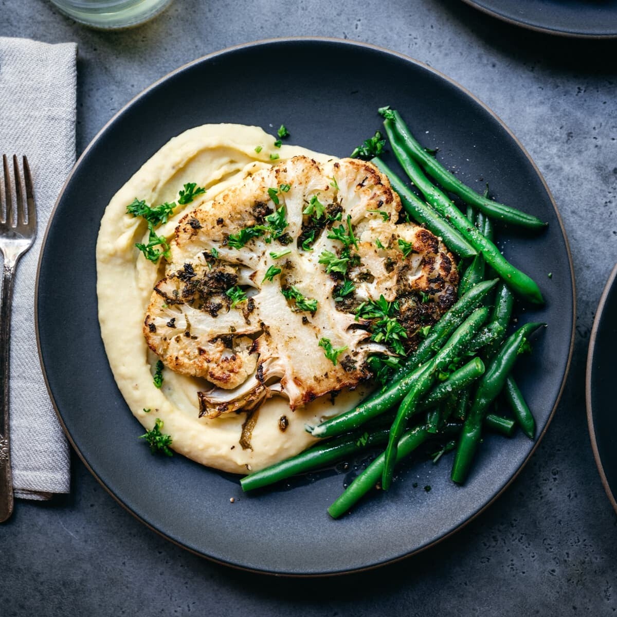 VEGETARIAN Cauliflower steak