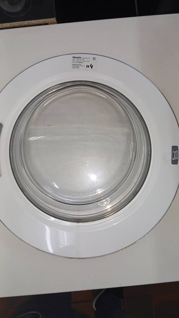 Miele WKJ131WPS deur compleet scharnier glas deurranden haak