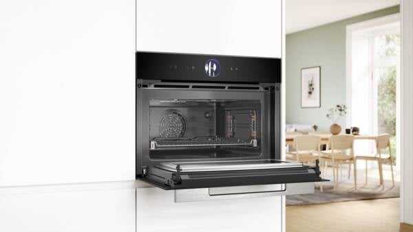 Bosch CMG736AB1F  Serie 8 Compacte Bakoven met Magnetron 60 x 45 cm Zwart –