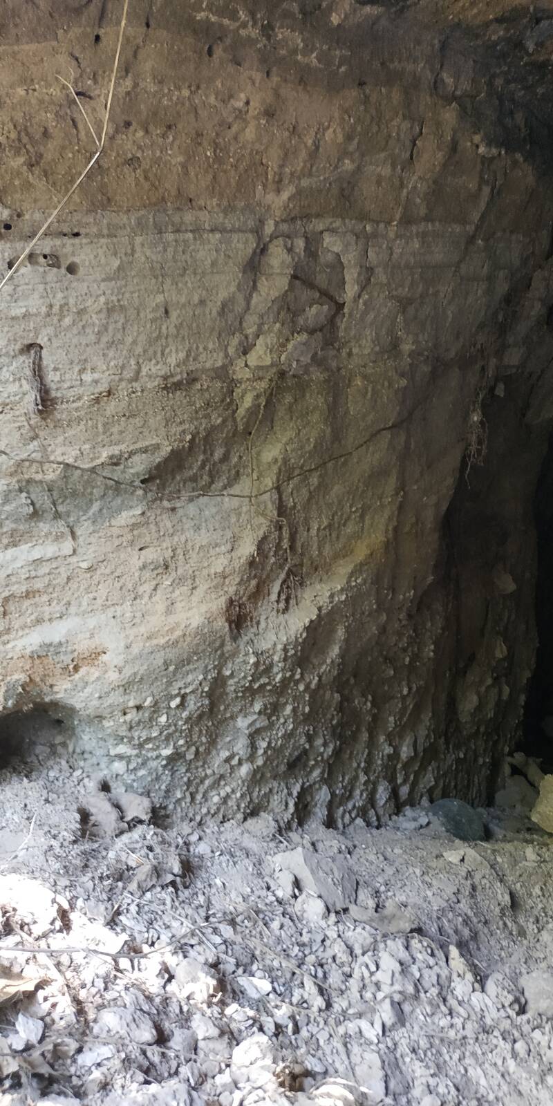 GROTTA CON DUE NICCHIE E PILASTRO AL CENTRO: PRIMO PIANO DEL PILASTRO LATERALE DESTRO