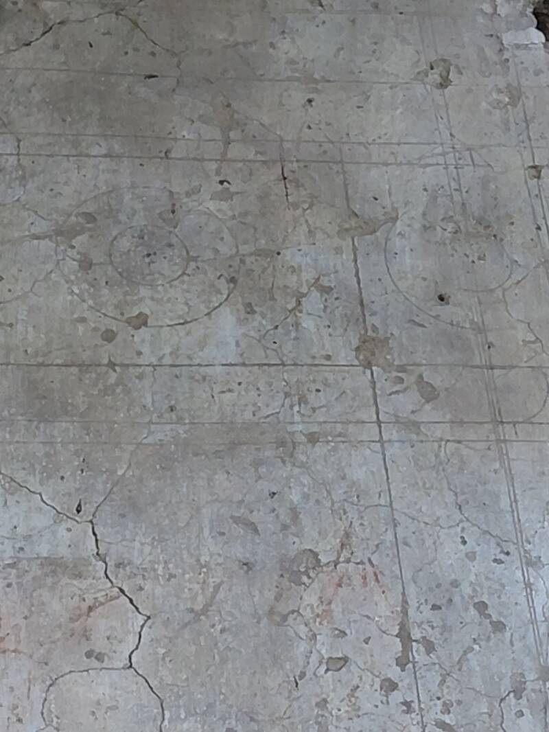 Trompe l'Oeil Tuscia Sinopie di affresco epoca rinascimentale San Michele in Teverina