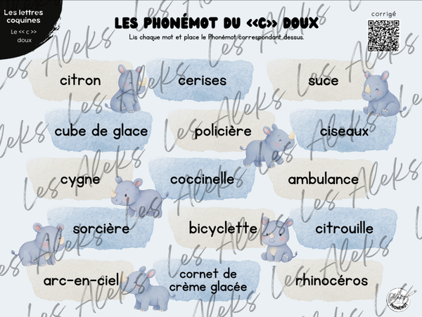 Le << c >> doux