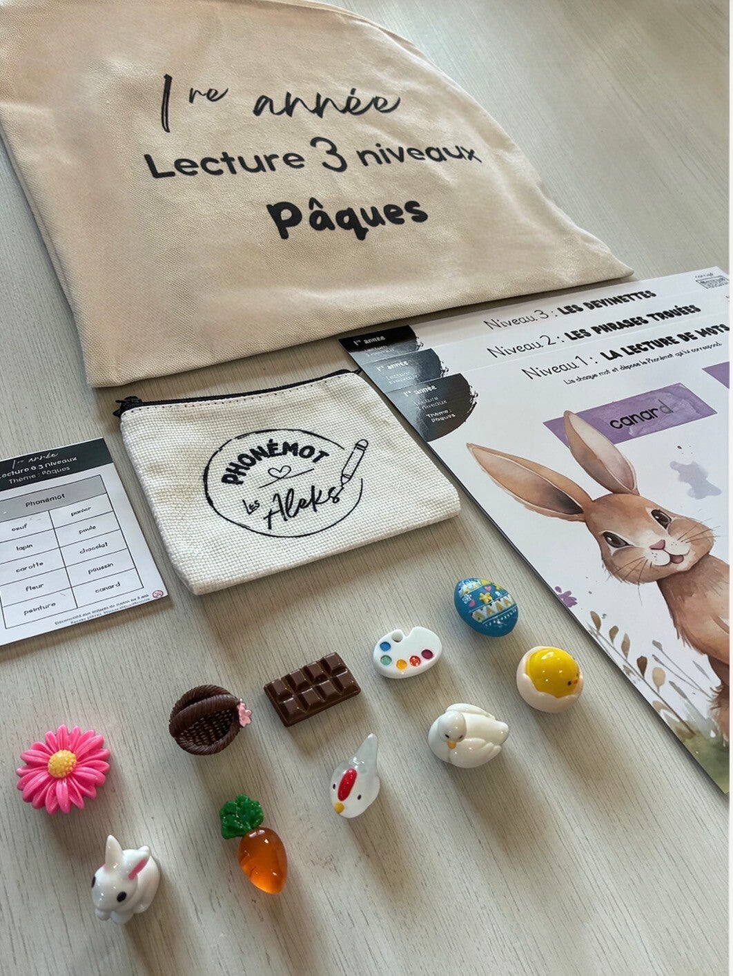 Lecture 3 niveaux : Pâques- 1re année