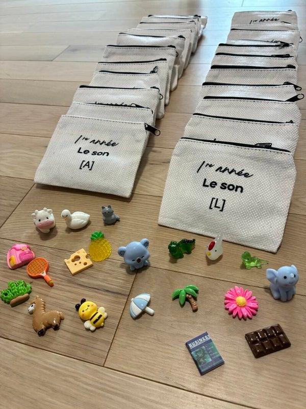 Lot de 25 sacs de Phonémot  - 1re année
