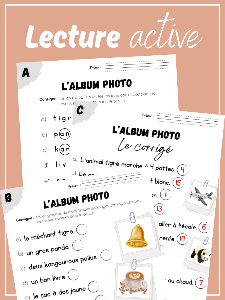 Lecture 1re année- L'album photo