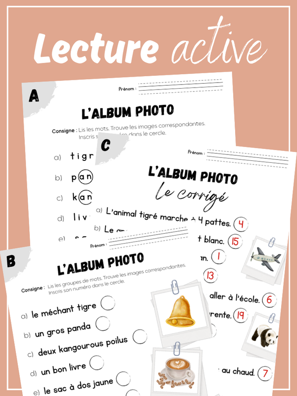 Lecture 1re année- L'album photo