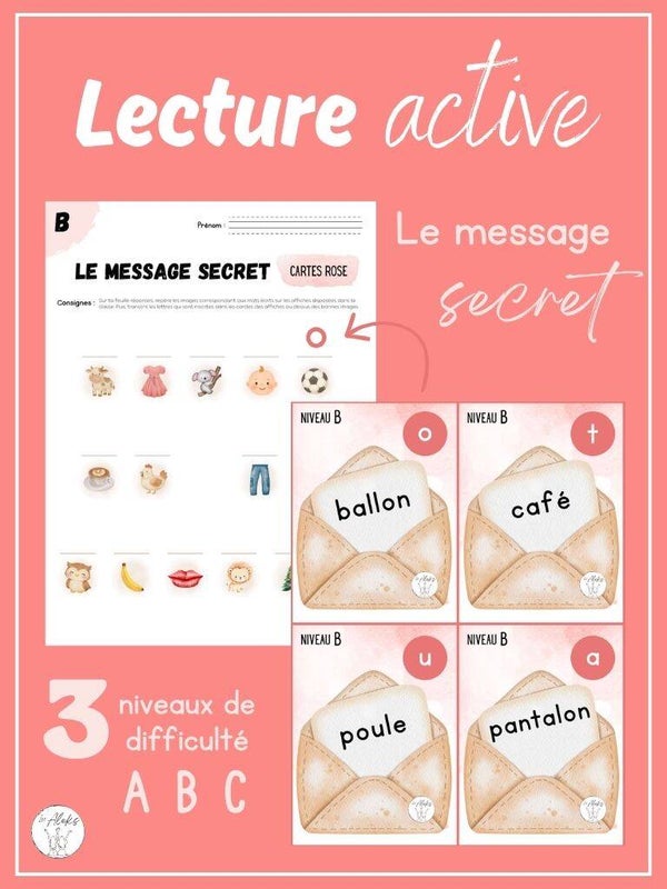 Lecture 1re année- Le message secret