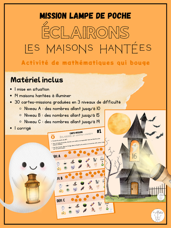 Éclairons les maisons hantées- 1re année