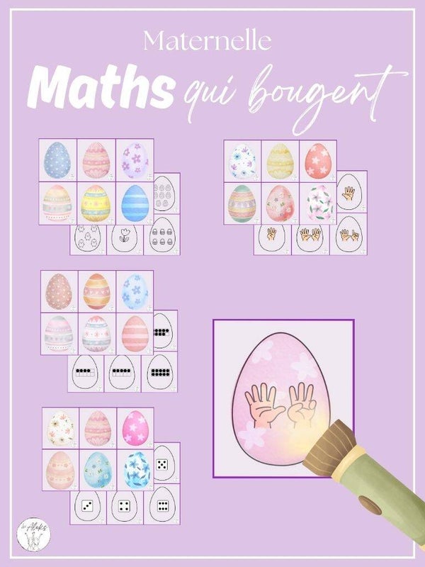 Maternelle -Maths : Mission lampe de poche, chasse aux cocos