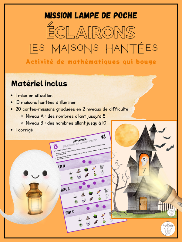 Éclairons les maisons hantées- Maternelles