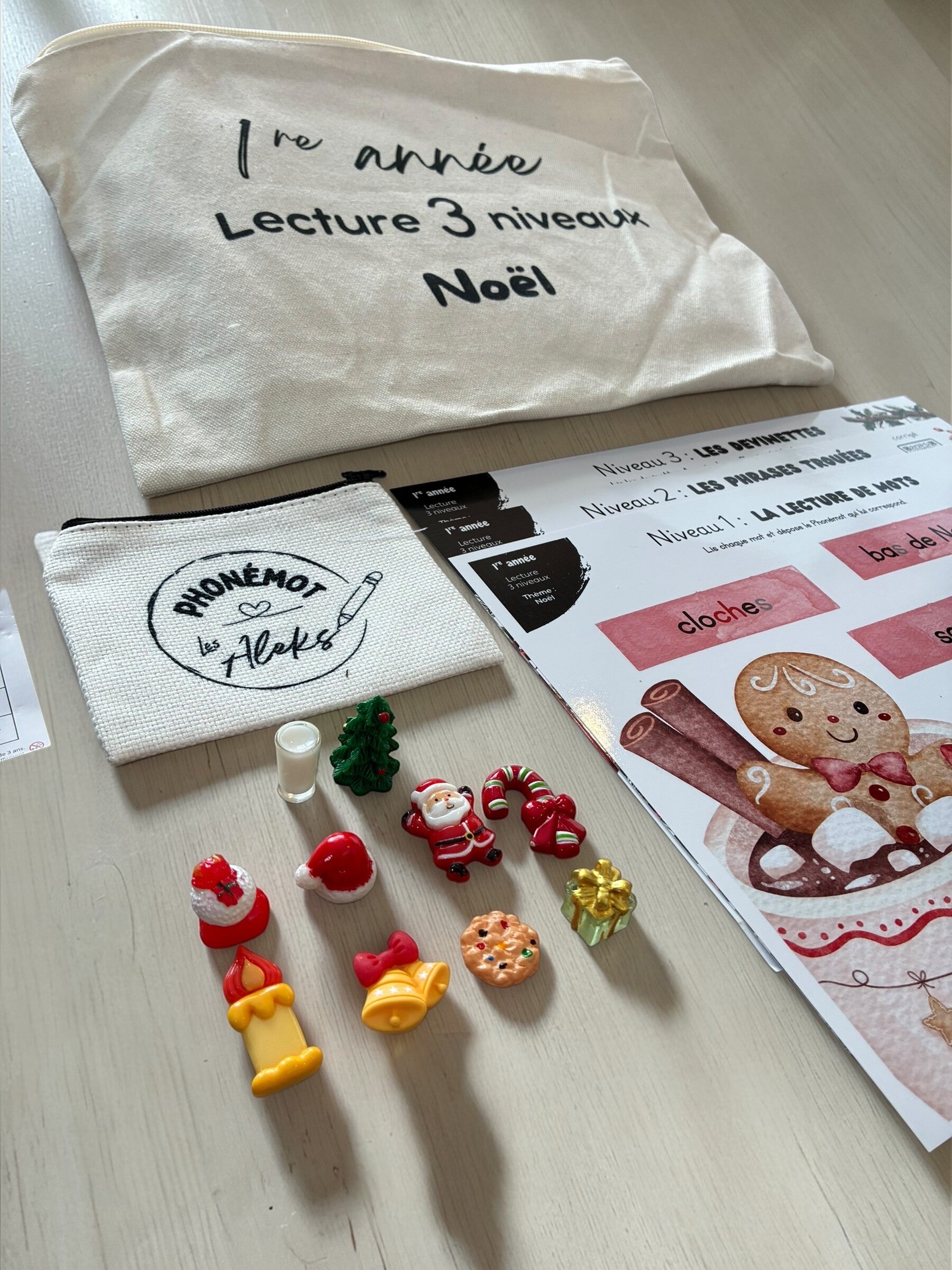 Lecture 3 niveaux : Noël - 1re année