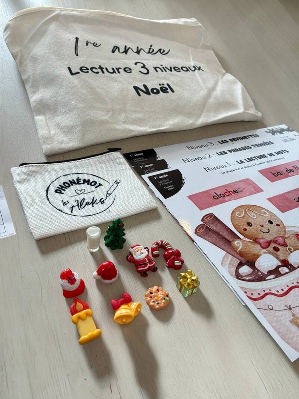 Lecture 3 niveaux : Noël - 1re année