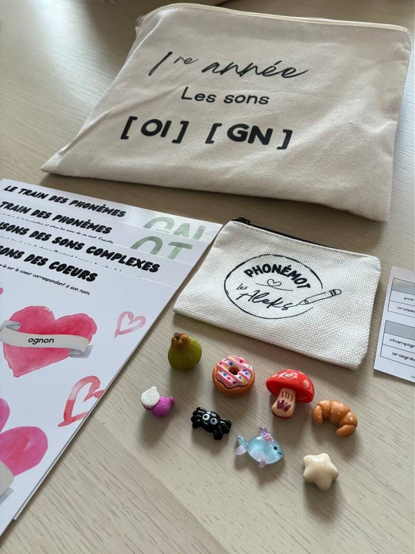 Ensemble des sons complexes [OI], [GN] - 1re année