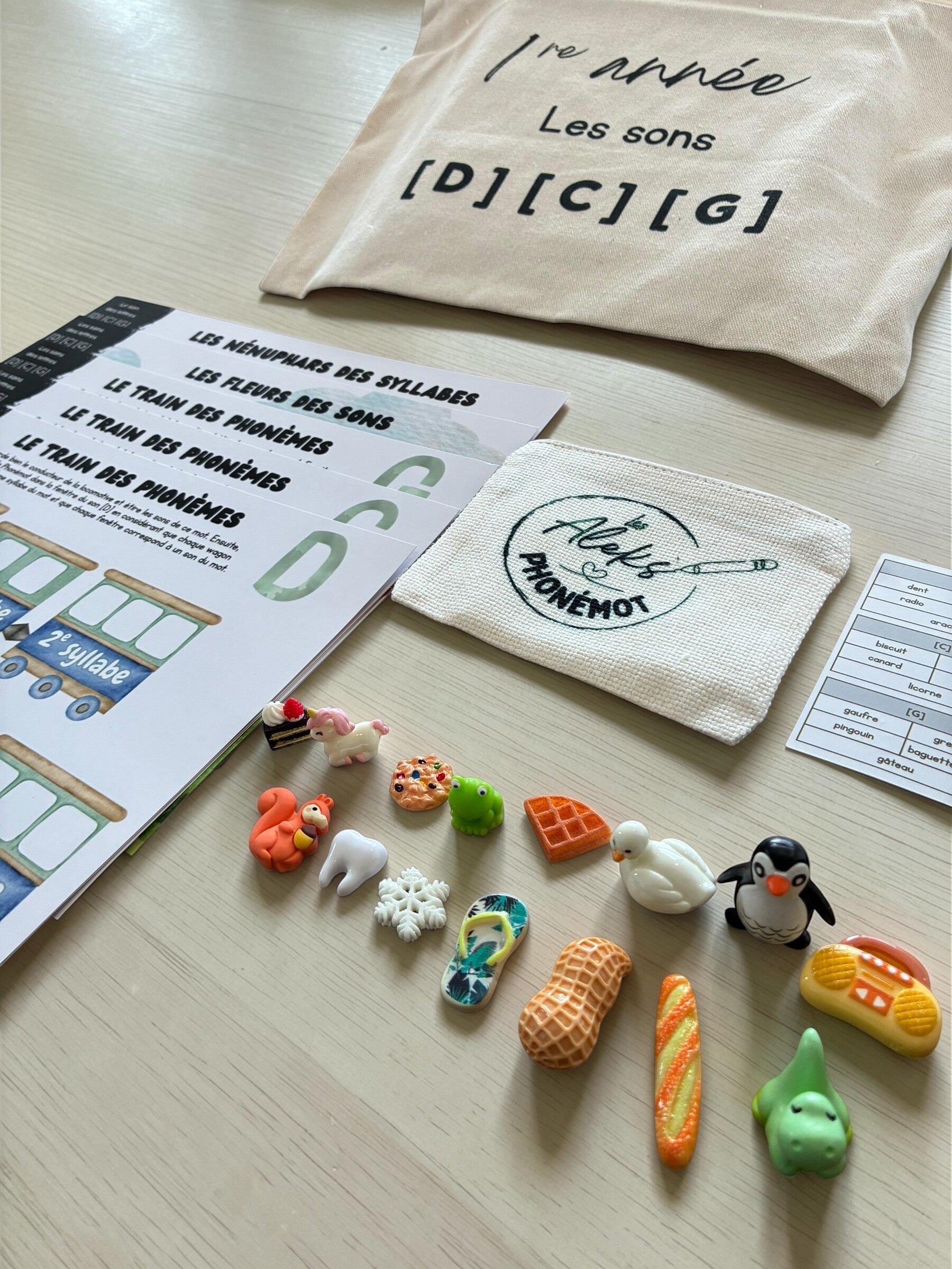 Ensemble des sons [D], [C], [G] - 1re année