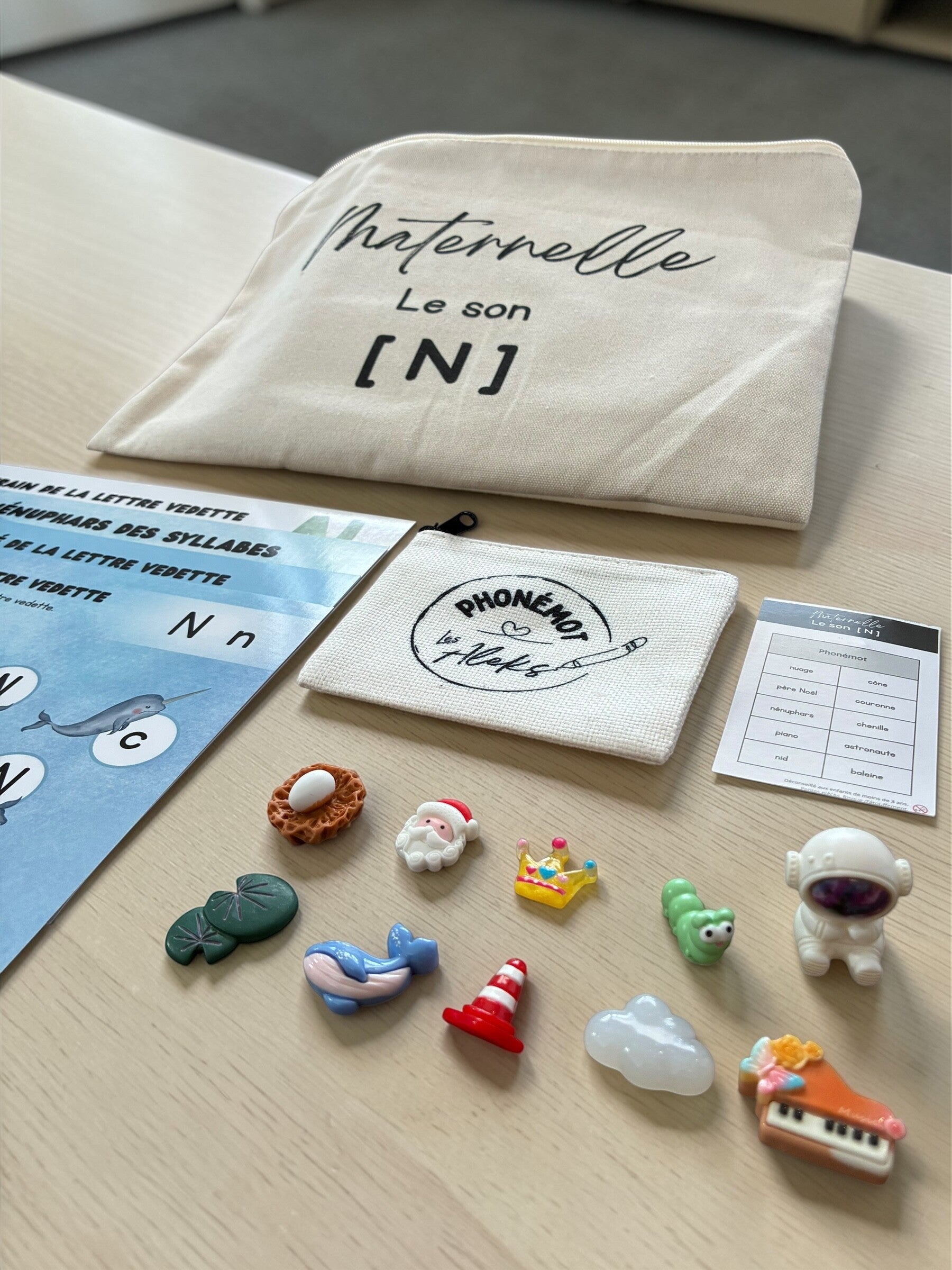 Ensemble du son [n] - Maternelle