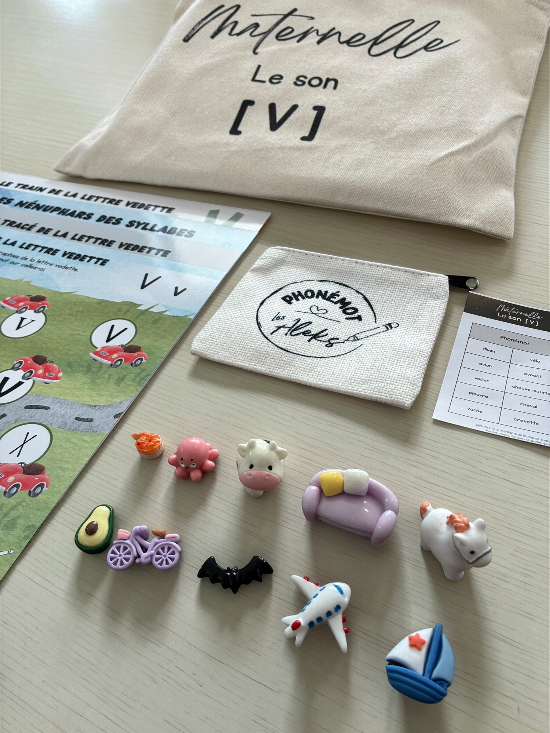 Ensemble du son [v] - Maternelle