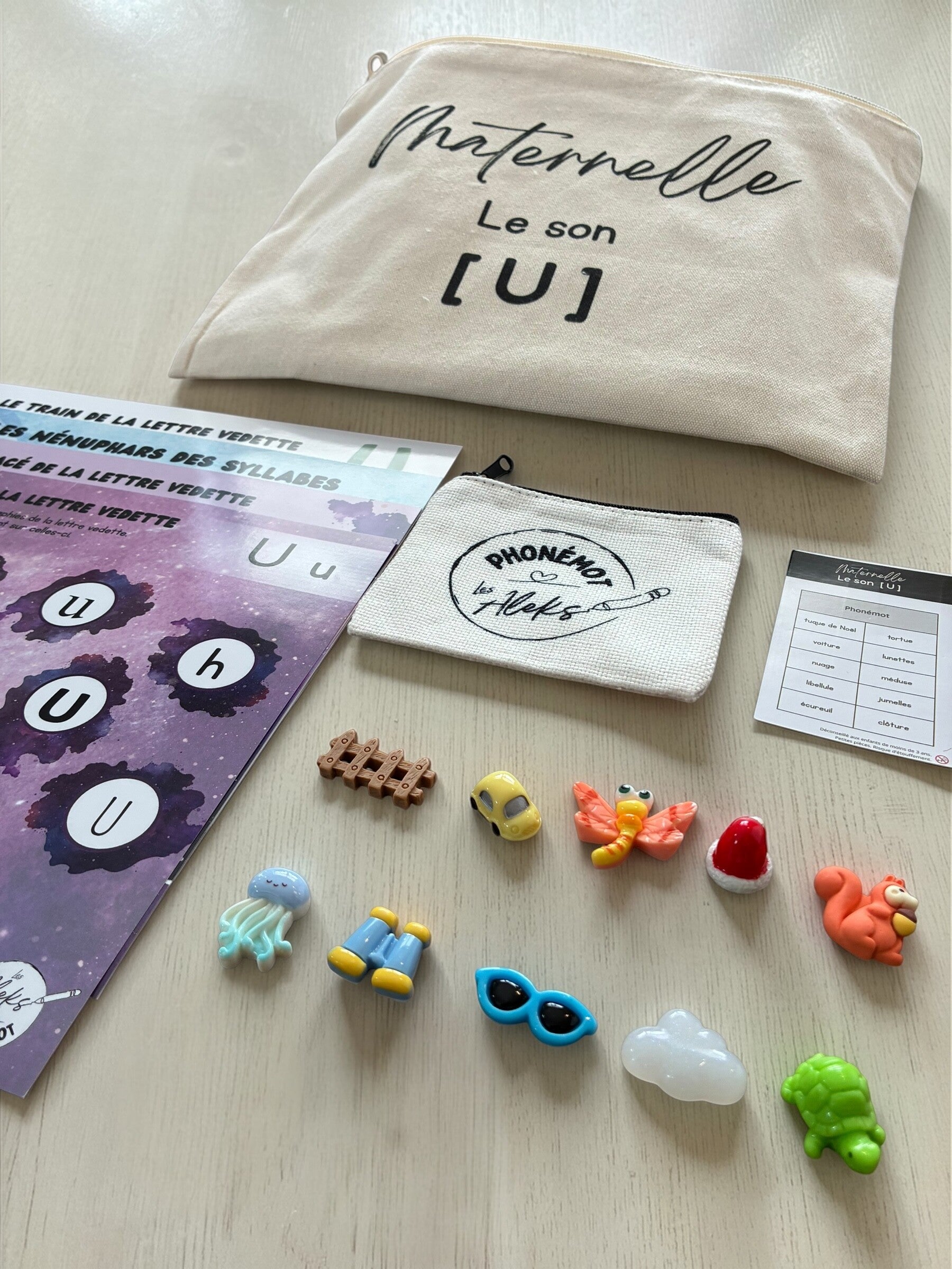 Ensemble du son [u] - Maternelle