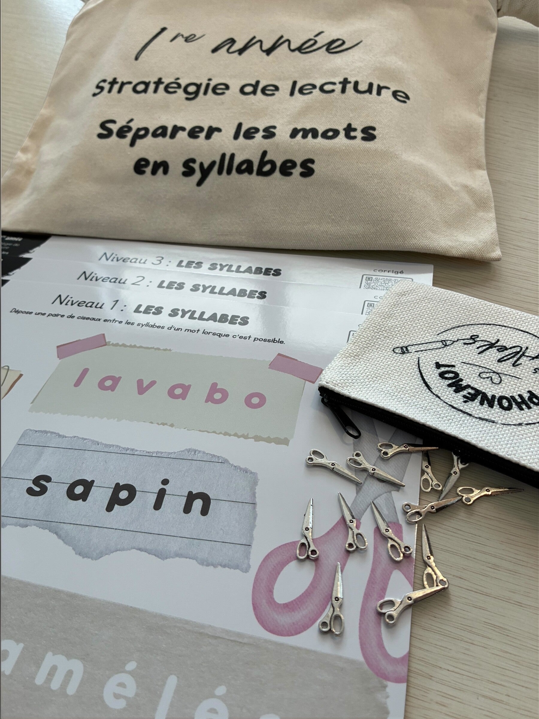 Stratégie de lecture : Séparer les mots en syllabes - 1re année