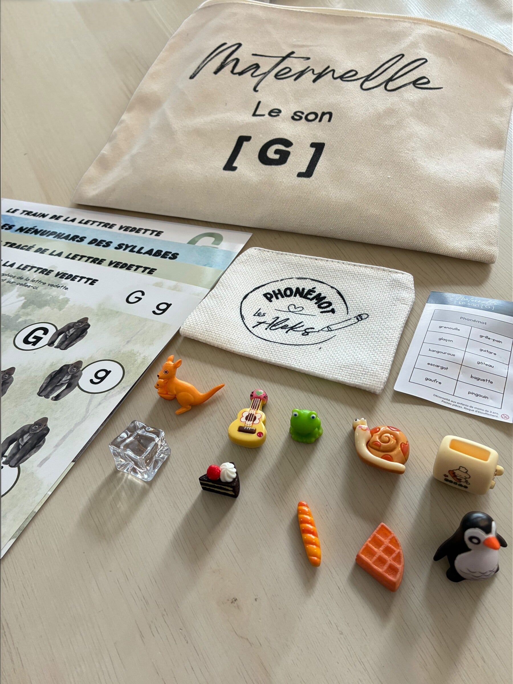 Ensemble du son [g] - Maternelle