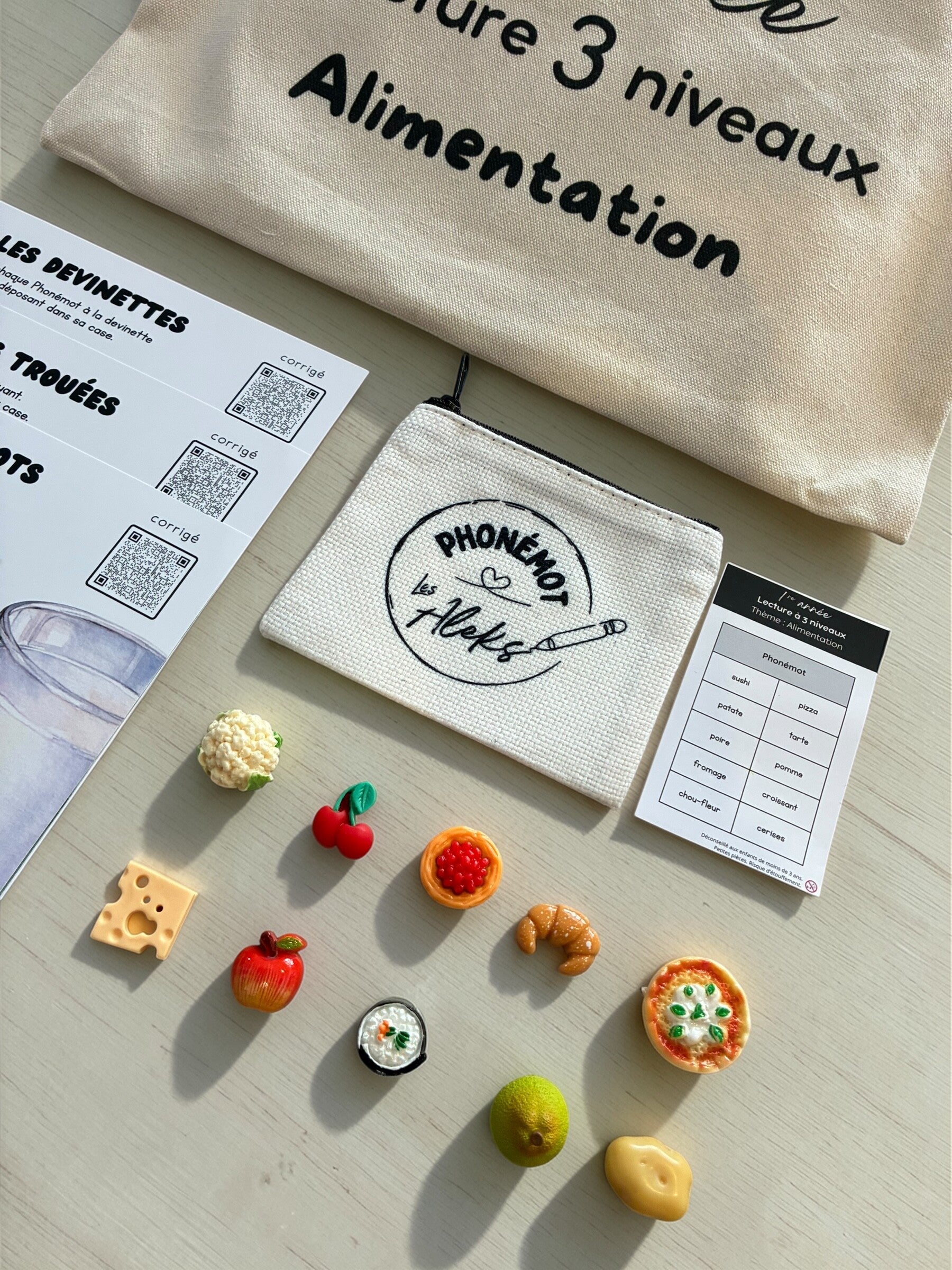 Lecture 3 niveaux : Alimentation - 1re année