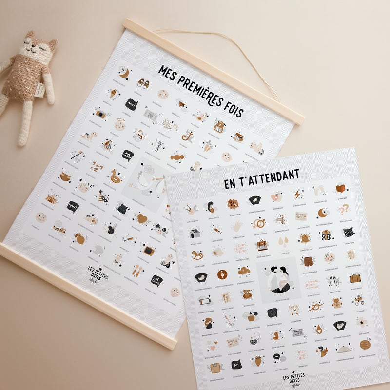 Affiches En t'attendant + Mes premières Fois