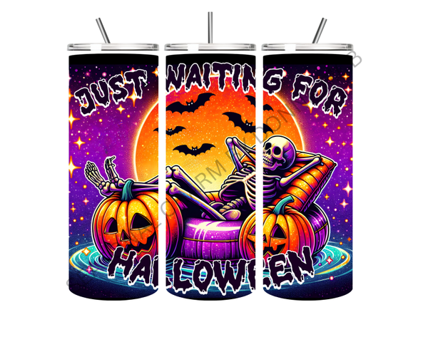 JUST WAITING FOR HALLOWEEN O DESIGN