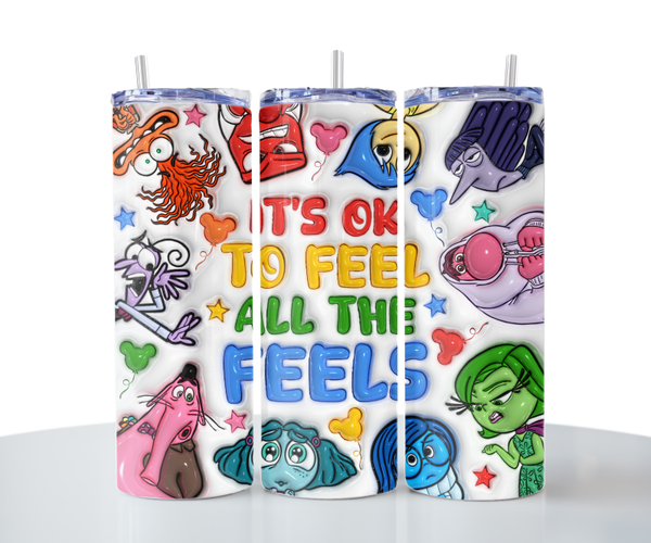 IT'S OK TO FEEL ALL THE FEELS - BUBBLE G DESIGN