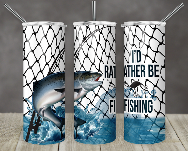 SALMON I'D RATHER BE FISHING O DESIGN