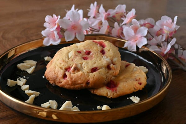 Cookies chocolat blanc Framboise