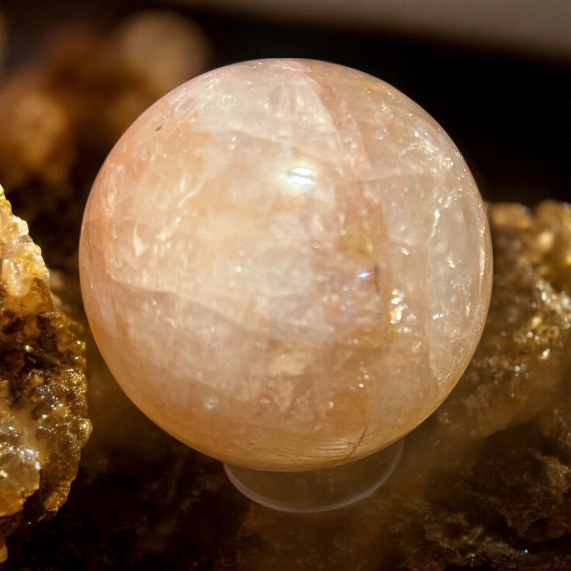 Fire Quartz Sphere