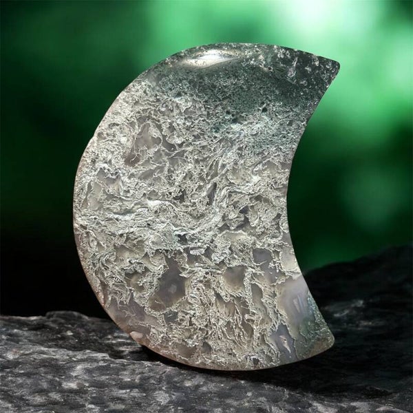 Moss Agate Moon