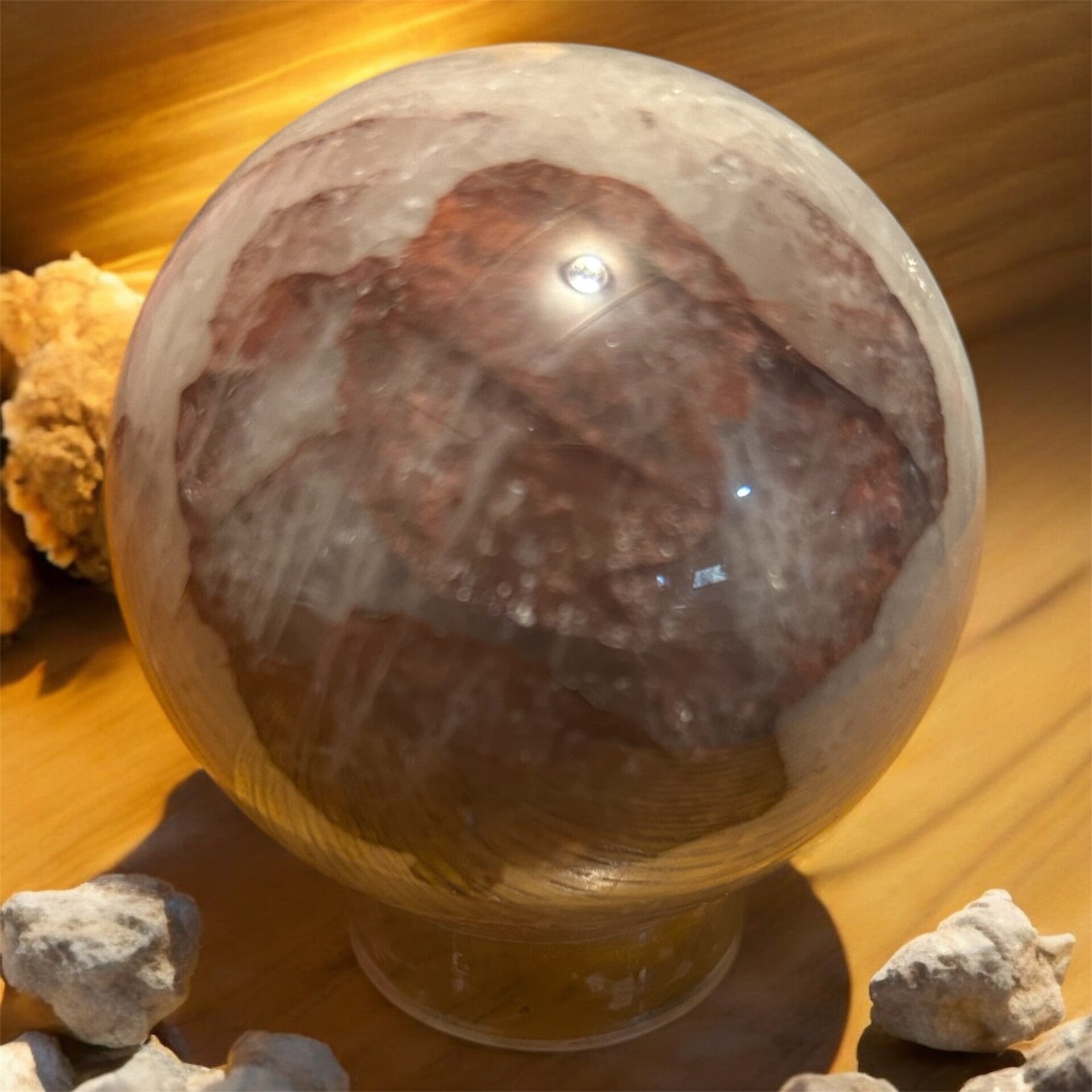 Fire Quartz Sphere