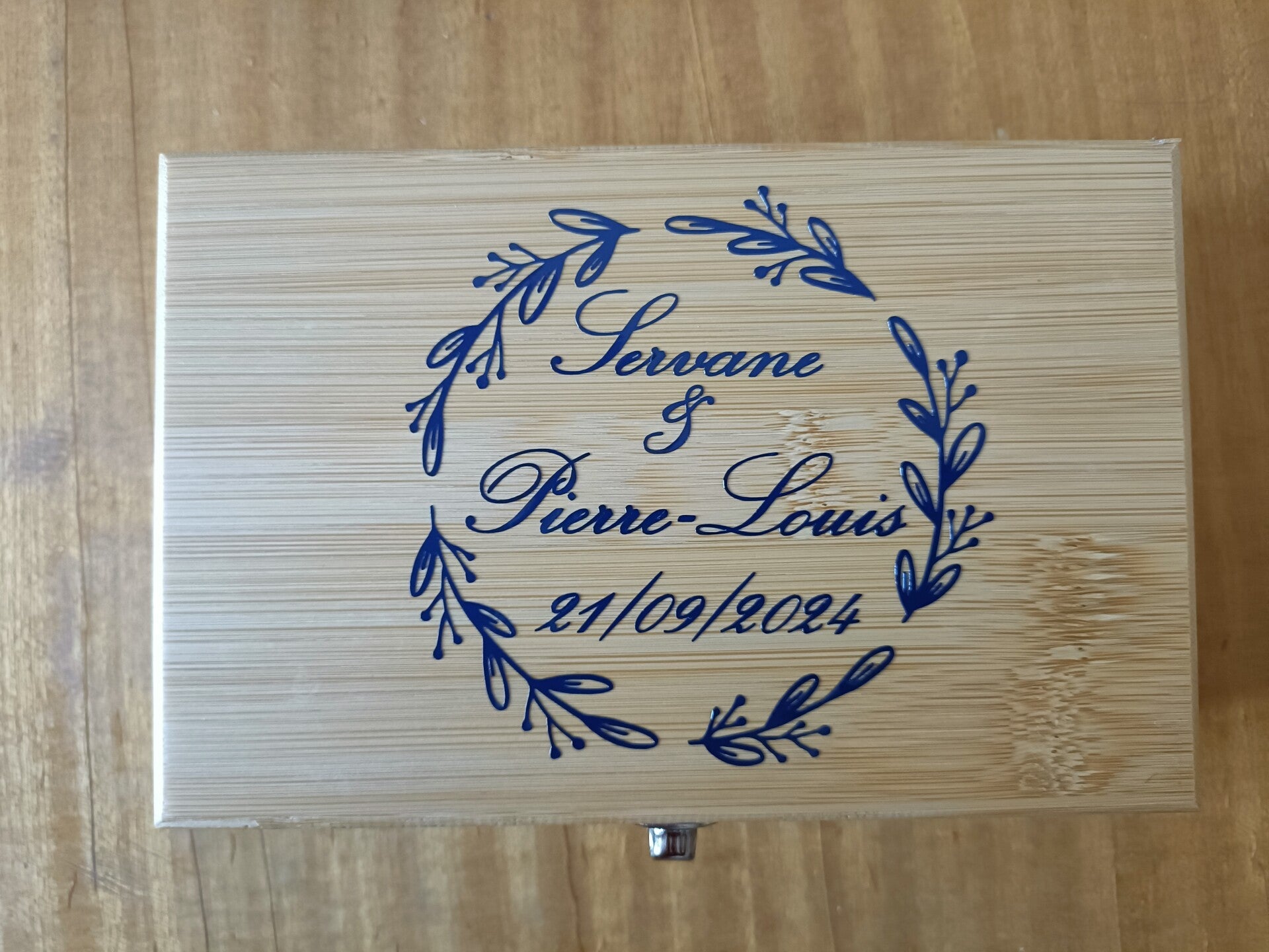 Set de vin "mariés"