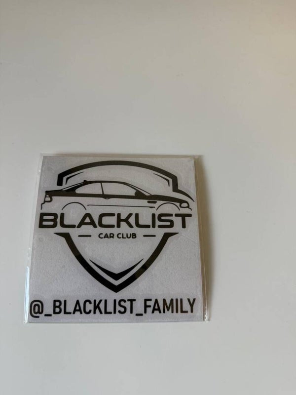blacklist logo sticker