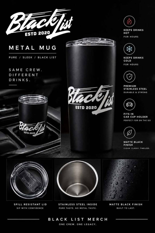 metal mugs