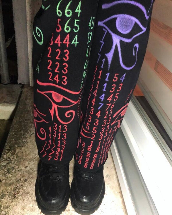 Matrix angel number horus pants