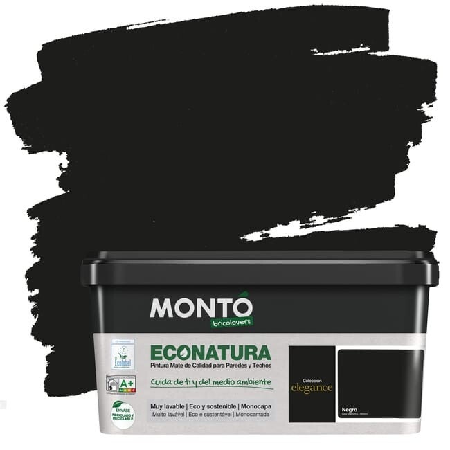PINTURA MONTO 4 LITROS NEGRO