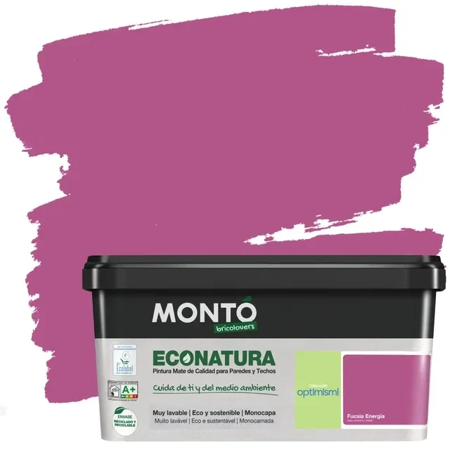 PINTURA MONTO 4 LITROS FUCSIA ENERGIA