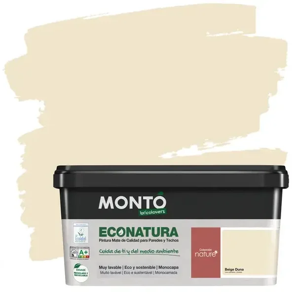 PINTURA MONTO 4 LITROS BEIGE DUNA