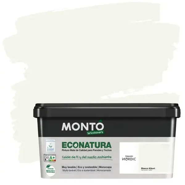 PINTURA MONTO 4 LITROS BLANCO KIKERT