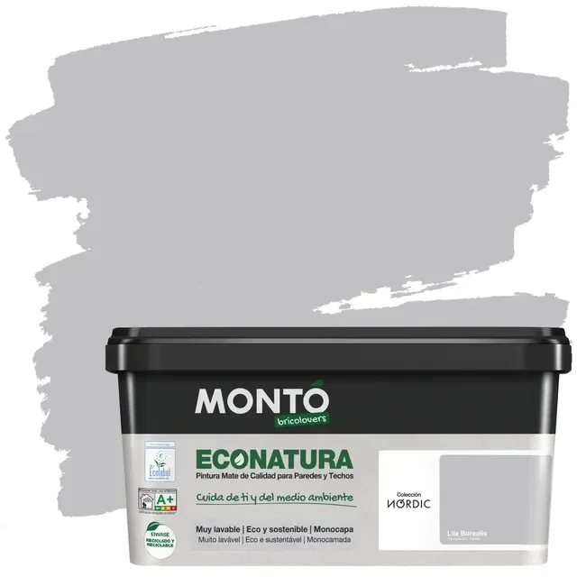 PINTURA MONTO 4 LITROS LILA BOREALIS