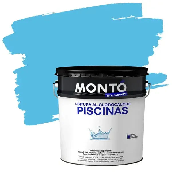 MONTO PISCINA CLOROCAUCHO AZUL INTENSO 4 LITROS