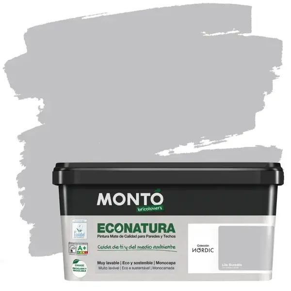PINTURA MONTO 4 LITROS LILA BOREALIS