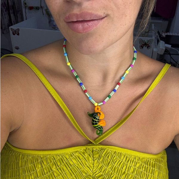 Collar caballo de mar